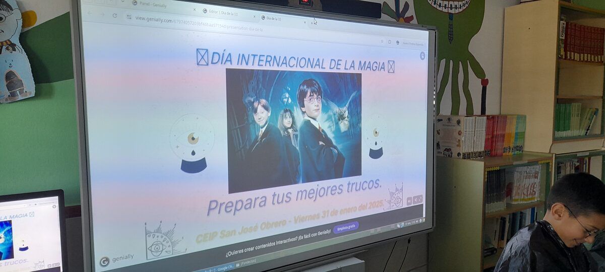 Día de la magia en la biblioteca.