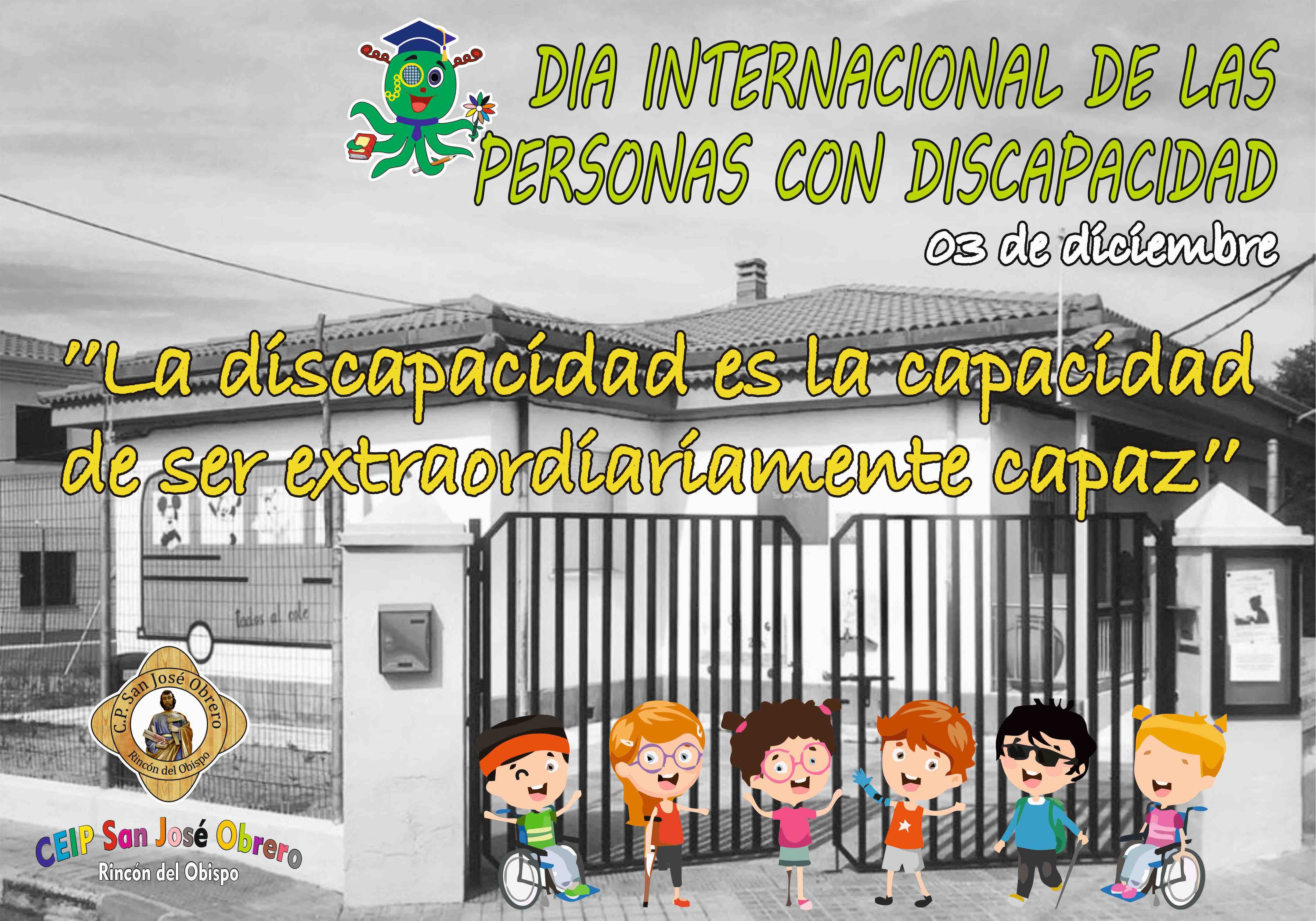 Cartel Dia internacional personas con discapacidad