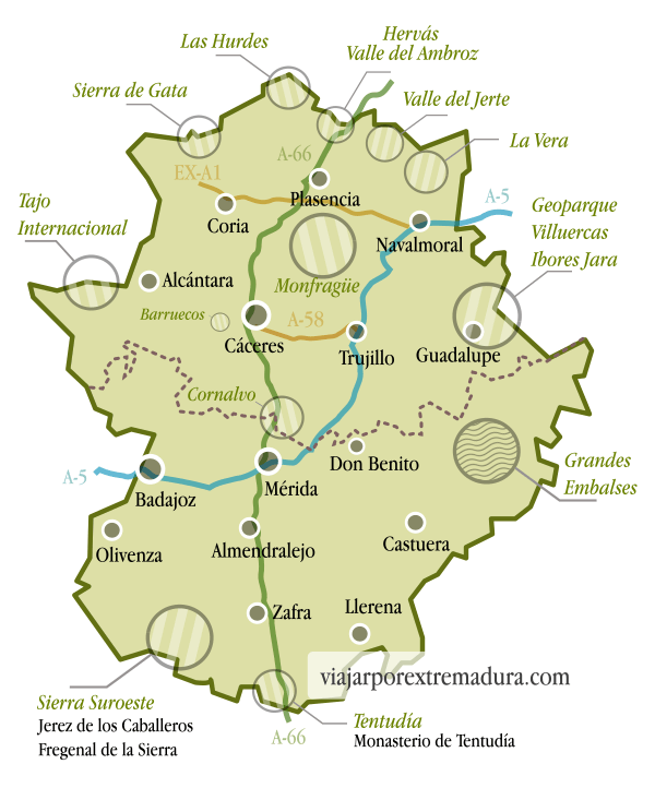 imag 2520 mapa extremadura turismo ciudades lit